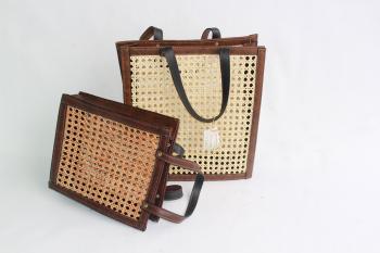 Rattan handbag LTM1629